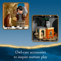 Thumbnail for LEGO Harry Potter Hogwarts Castle Owlery Toy, Wizarding World Fantasy Toy for Girls and Boys, Harry Potter Castle Playset with 3 Characters, Birthday Gift Idea for Kids Ages 8 and Up, 76430