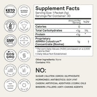 Thumbnail for ARMRA Colostrum™ Powder | Unflavored | Gut Health & Bloating | Skin & Hair | Immunity | Keto, Gluten & Fat-Free | 30 Servings