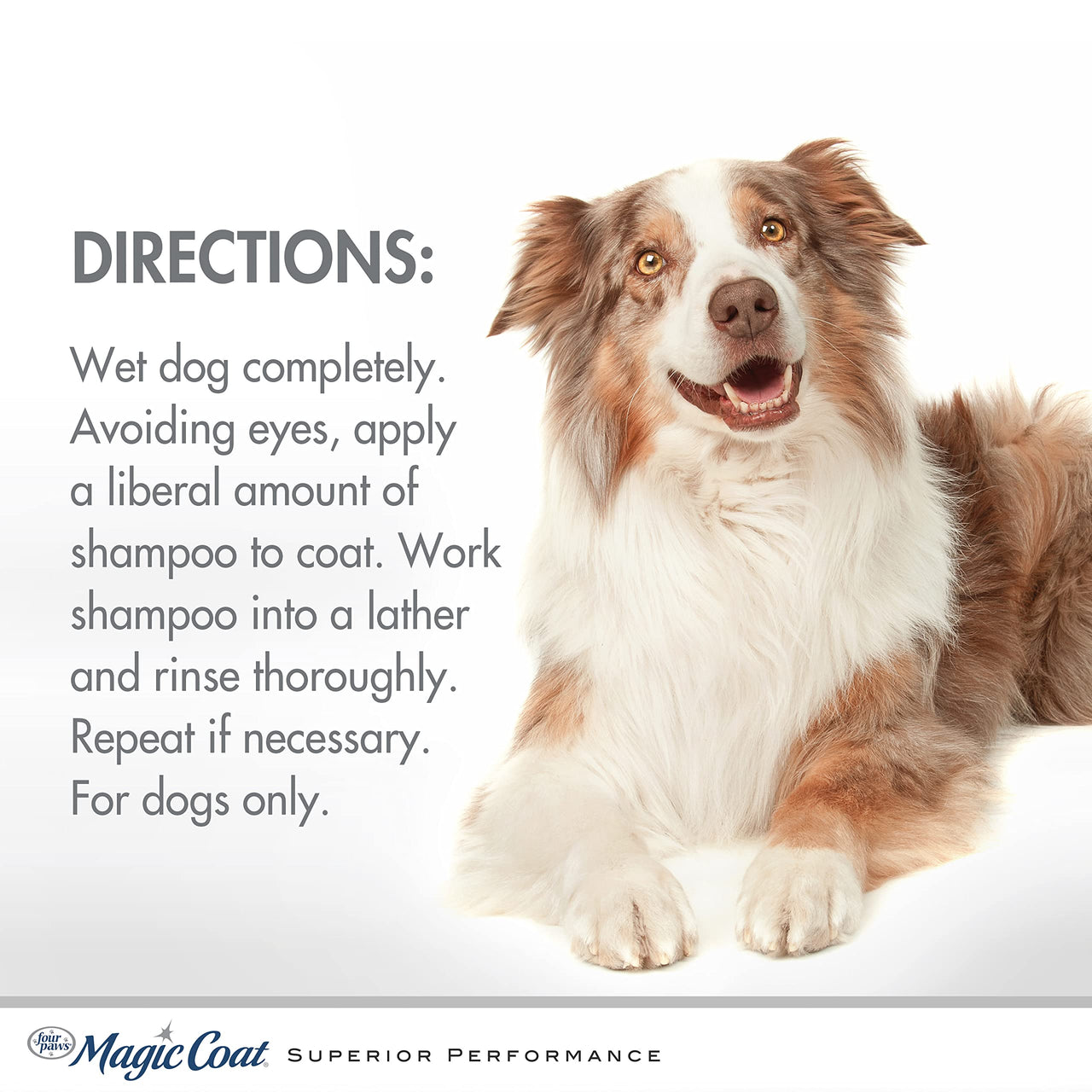 Four Paws Magic Coat Tangles and Mats Dog Grooming Shampoo, Violet Scent, 16 Ounce Bottle