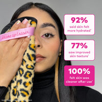 Thumbnail for The Original MakeUp Eraser PRO, Effortlessly Remove All Makeup Using Only Water, Including Waterproof Mascara, Eyeliner, Foundation, Lipstick, Sunscreen,and More! Leopard, 1ct.