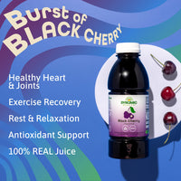 Thumbnail for Dynamic Health 100% Pure Black Cherry Juice Concentrate, No Additives, Antioxidant Supplement, Urinary Tract & Joint Support, 16 Fl oz