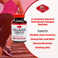 Thumbnail for Olympian Labs Multi Collagen Complex Type I, II, III, V, X, Hair, Nails, Joint, Gut Health, 90 Caps, 30-Day Supply