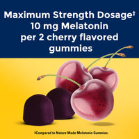 Thumbnail for Nature Made Time Release Melatonin Gummies 10mg per Serving, Maximum Strength Dosage Sleep Aid for Adults, 100% Drug Free, 60 Gummies, 30 Day Supply
