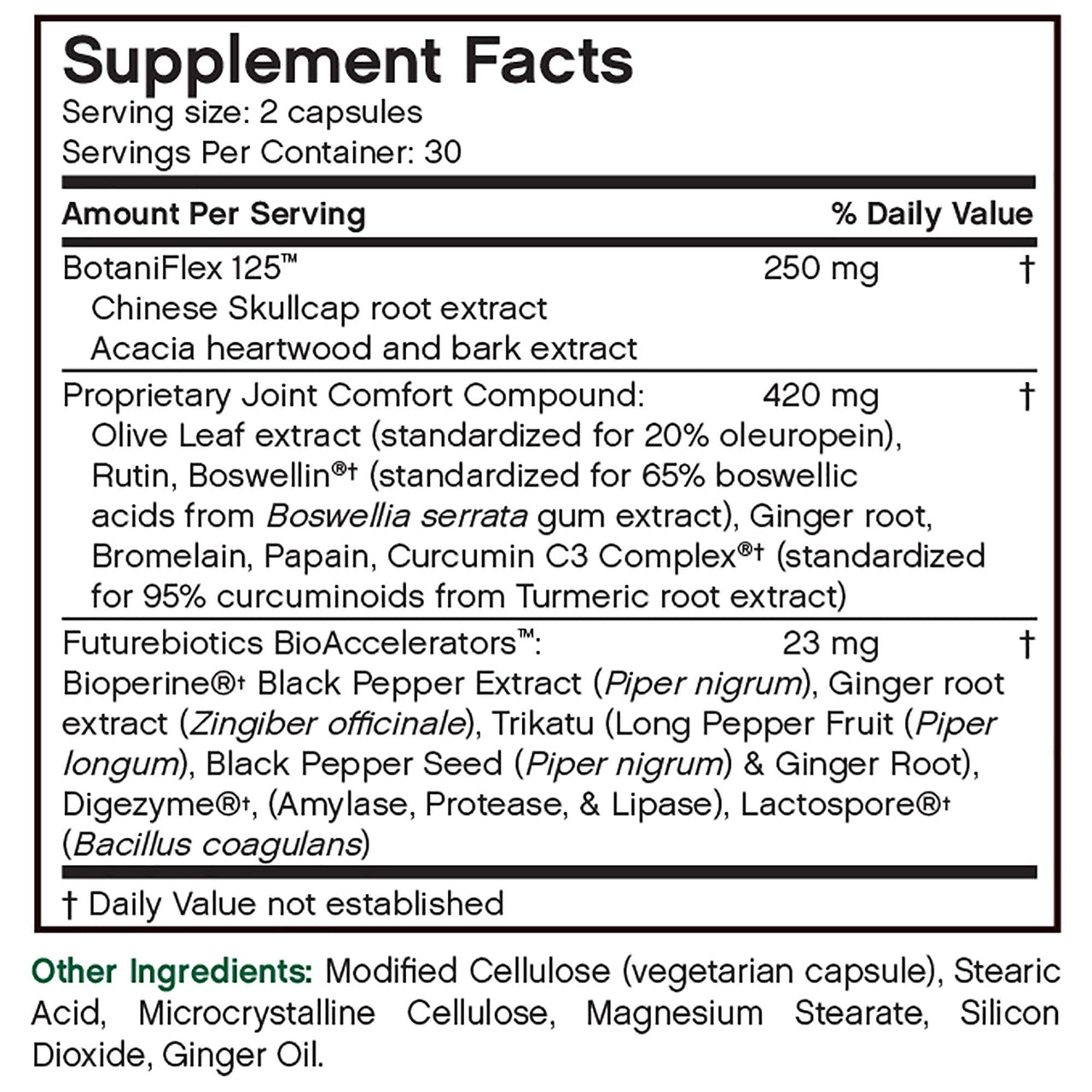 Futurebiotics InflamMotion, Joint Inflammation Complex, 60 Vegetarian Capsules