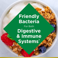 Thumbnail for Nature's Bounty Acidophilus Probiotic, Daily Probiotic Supplement, Digestive Health, 200 Tablets, Twin Pack