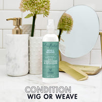 Thumbnail for SheaMoisture 2in1 Conditioner and Detangler Leave-In Conditioner for Wig Tea Tree and Borage Seed Oil Paraben Free Conditioner 8 oz