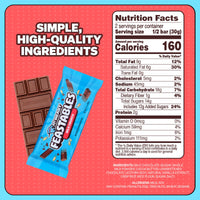 Thumbnail for MrBeast Feastables Milk Chocolate Crunch Bar, King Size, 10 Count, Crispy Rice Chocolate Candy, Fairtrade Cocoa, 2.1oz Each