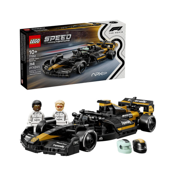 LEGO Speed Champion F1 The Movie APXGP Team Race Car, 77252 Toy Blocks, Boys, Girls, Authentic Product