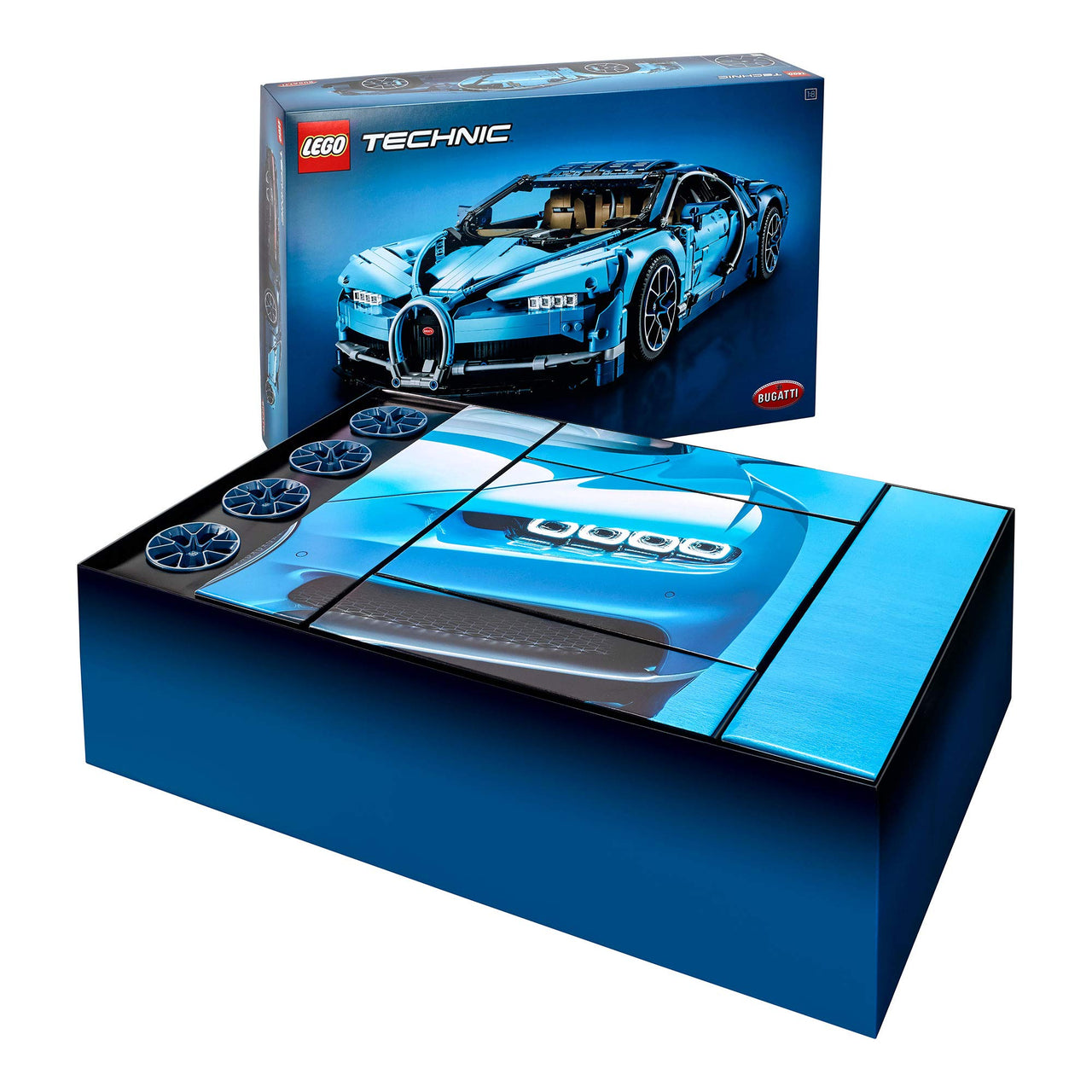 LEGO Technic Bugatti Chiron 42083 Race Car Building Kit and Engineering Toy, Adult Collectible Sports Car with Scale Model Engine (3599 Pieces)