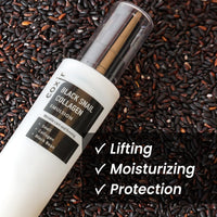 Thumbnail for coxir BLACK SNAIL COLLAGEN EMULSION | Black Rice, Snail Mucin, Collagen, Hyaluronic Acid | Lightweight Face Moisturizer | Firming, Nourishing, Korean Skin Care [100ml/3.38 fl.oz]