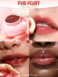 Thumbnail for SHEGLAM Hydra Jelly Pocket Lip Jam Hydrating Nourishing Lip Gloss Moisturizing Lip Makeup-Fig Flirt