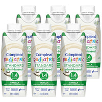 Thumbnail for Compleat Pediatric Standard 1.4 Cal Pediatric Tube Feeding Meal Vanilla 8.45 oz Carton, 6 Count