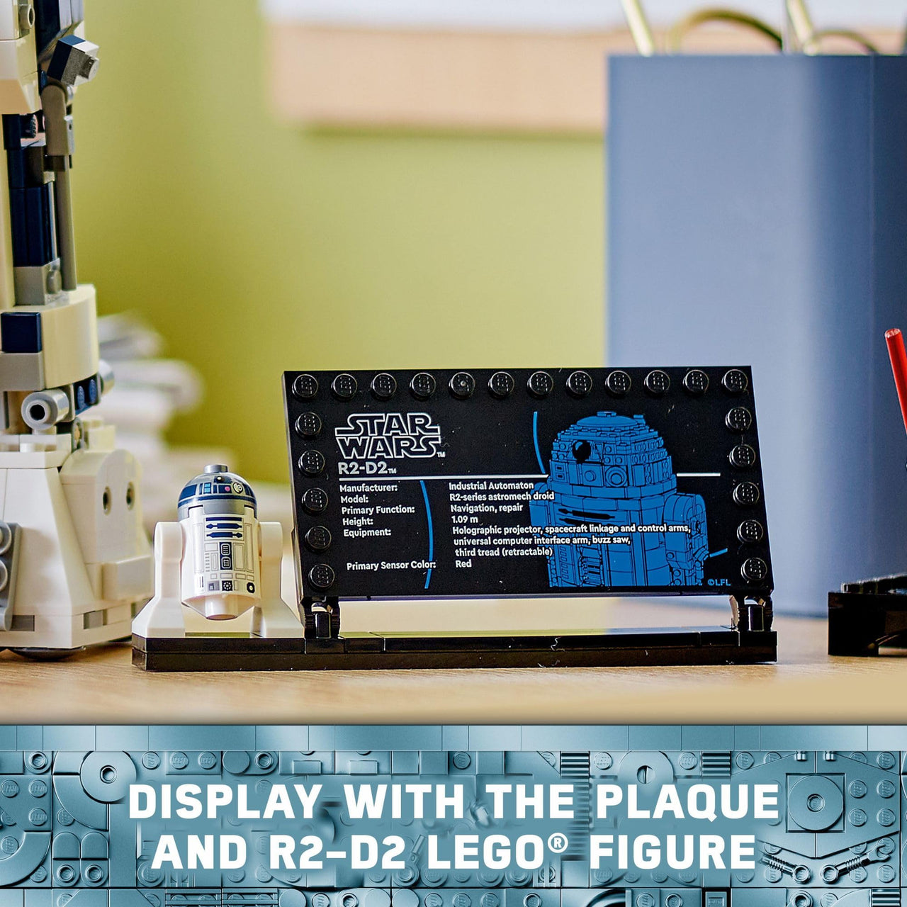 LEGO Star Wars R2-D2 Building Toy Set - Play or Display Star Wars Toy for Boys & Girls, Ages 10+ - Gift Ideas for Kids & Fans - Includes 25th Anniversary Darth Malak Minifigure - 75379