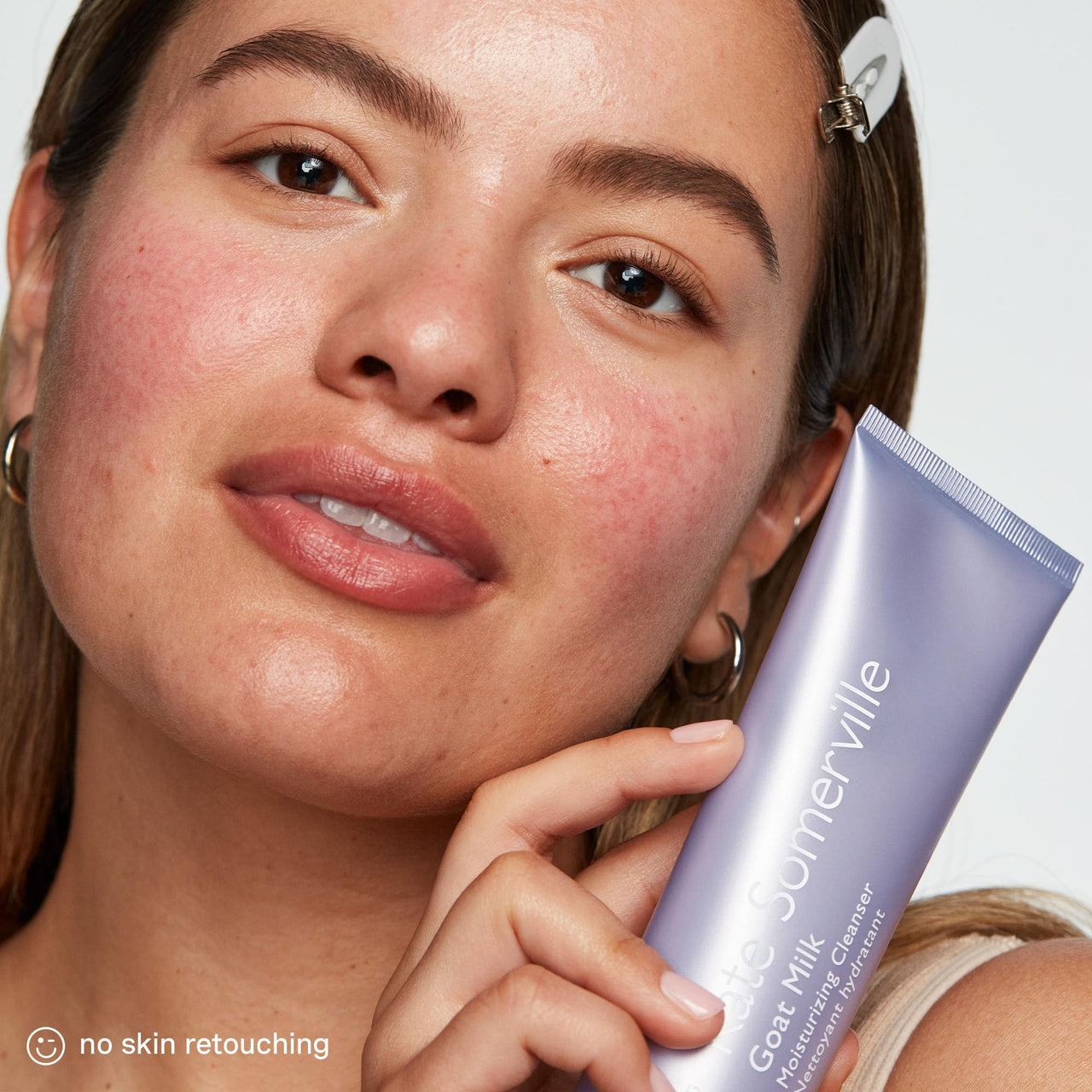 Kate Somerville Goat Milk Moisturizing Cleanser - Gentle Daily Face Wash for Sensitive Skin, Relieves Dry Skin & Tightness, 4 Fl Oz