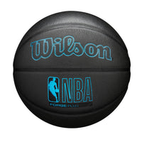 Thumbnail for WILSON NBA Forge Plus Indoor/Outdoor Basketball - Charcoal Grey, Size 6-28.5