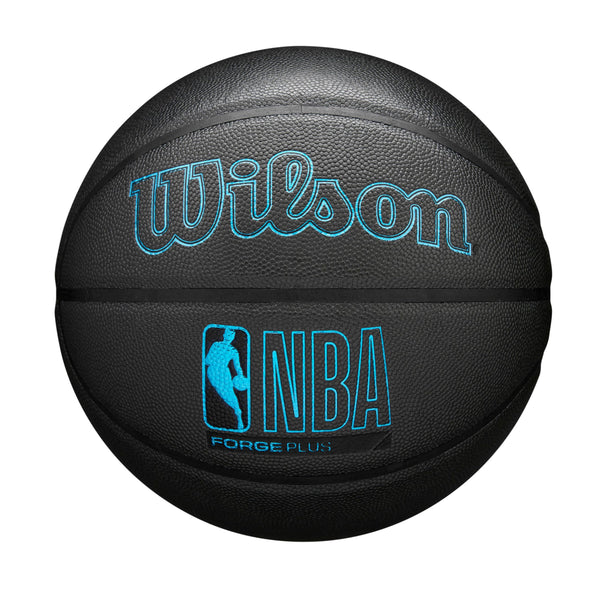 WILSON NBA Forge Plus Indoor/Outdoor Basketball - Charcoal Grey, Size 6-28.5"