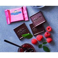 Thumbnail for GHIRARDELLI Dark Chocolate Raspberry SQUARES, 5.32 oz Bag Premium Individually Wrapped Chocolate Candy Rich Dark Chocolate with Raspberry Filling