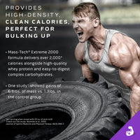 Thumbnail for MuscleTech Mass Gainer Protein Powder, Mass-Tech Extreme 2000, Muscle Builder Whey Protein Powder, Protein + Creatine + Carbs, Max-Protein Weight Gainer for Women & Men, Triple Chocolate, 20 lbs