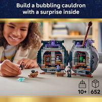Thumbnail for LEGO Harry Potter Cauldron: Secret Potions Classroom Building Toy for Girls & Boys - Pretend Play Set for Kids, Ages 10+ - 2 Minifigures & Hermione's Otter Patronus - Gift Idea for Birthdays - 76464