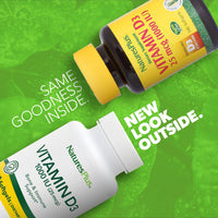 Thumbnail for NaturesPlus Vitamin D3 1000 IU - 180 Softgels - Bone Strength & Immune Support - 180 Servings