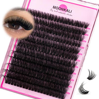 Thumbnail for Lash Clusters Wispy 80D Eyelash Clusters D Curly 12-20MM Mix Length Cluster Eyelash Extensions Thick Volume Individual Lashes Clusters DIY Eye Lash Extension 3D Eyelashes Clusters at Home By MOONKALI