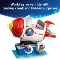 Thumbnail for LEGO Disney and Pixar Toy Story Alien with Pizza Planet Rocket Ride - Building Toy for Girls & Boys, Ages 9+ - Disney Gift Idea - Kids Bedroom Decor - 43307
