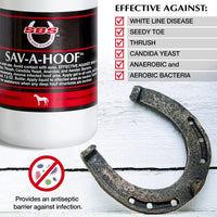 Thumbnail for SBS Equine Treatment Against Hoof Illness in Horses | Built-in Dauber Applicator | Treat Entire Hoof (7.5 Fluid Oz)