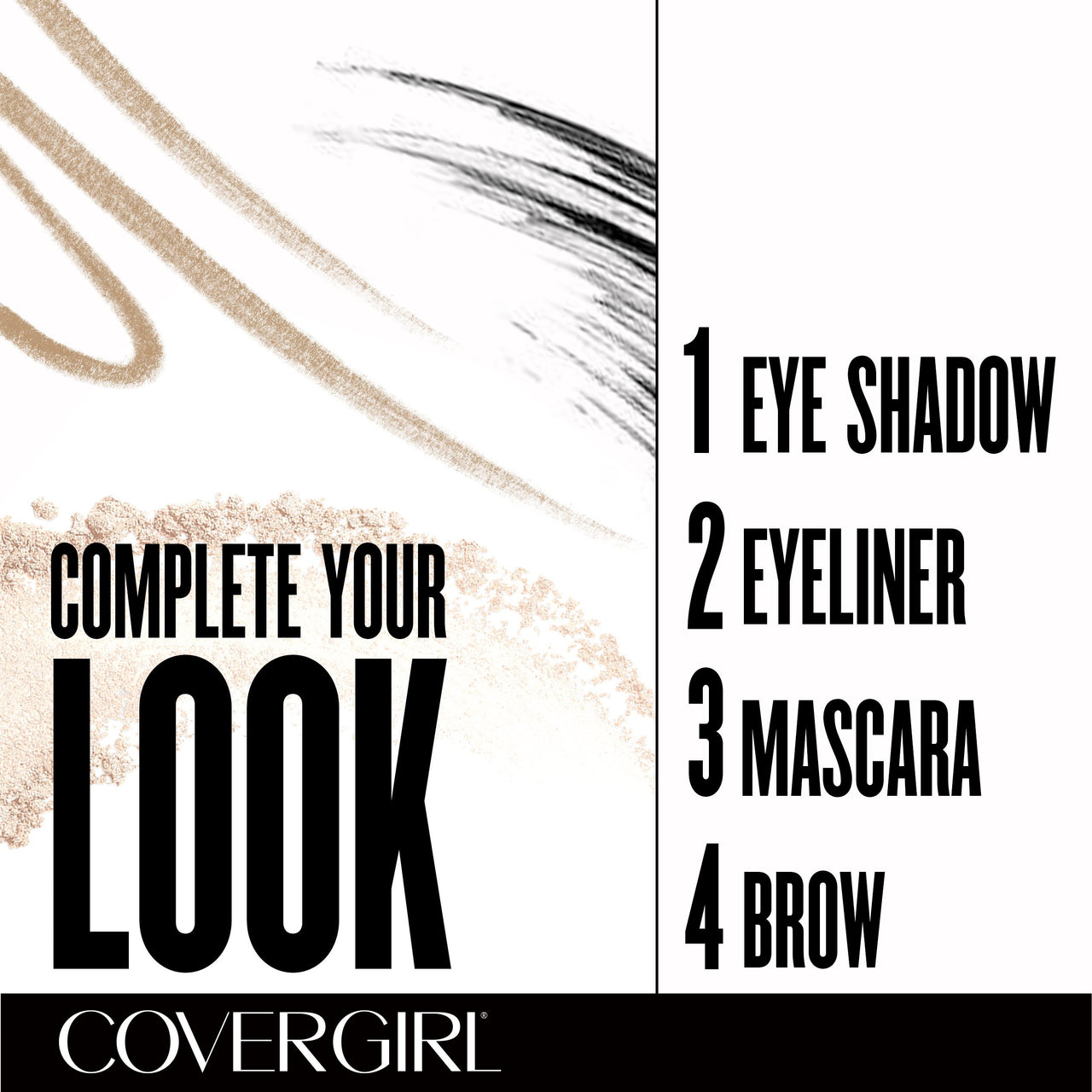 COVERGIRL Eye Enhancers Eyeshadow Kit, Café Au Lait, 3 Colors