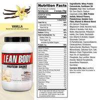 Thumbnail for Labrada Nutrition Lean Body Hi-Protein Meal Replacement Shake, Vanilla, 2.47-Pound Tub Packaging May Vary