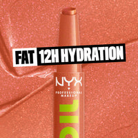 Thumbnail for NYX PROFESSIONAL MAKEUP Fat Oil Slick Click, Lightweight, Buildable, Pigmented Vegan Lip Balm - Clout