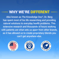 Thumbnail for Dr. Berg Maximum Strength 4-in-1 Chelated Magnesium Glycinate with Clean, Potent & Pure Ingredients | 4X Lab-Tested & Verified | USA Formulated Magnesium Supplement Capsules | 90 Capsules