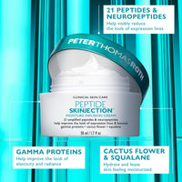 Thumbnail for Peter Thomas Roth | Peptide Skinjection™ Moisture Infusion Cream, Refillable Moisturizer, For Loss of Firmness and Elasticity, Fine Lines & Wrinkles, Dryness, 21 Amplified Peptides & Neuropeptides