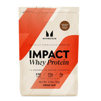 Thumbnail for Myprotein Impact Whey Protein Powder, 2.2 Lbs (29 Servings) Chocolate, 22g Protein & 5g BCAA Per Serving, Shake for Superior Performance