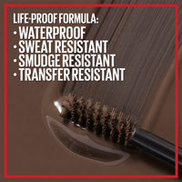 Thumbnail for Maybelline Tattoo Studio Brow Styling Gel, Waterproof Eyebrow Make Up, Brow Tint for Up to 36HR Wear, Soft Brown, 1 Count
