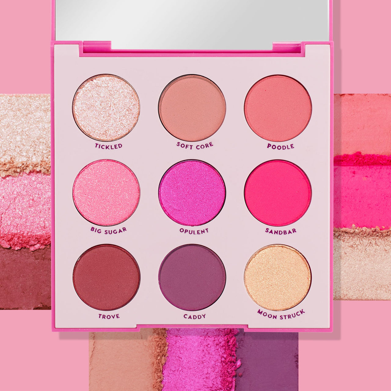ColourPop Oh La La Shadow Palette - Pink & Purple Shadows with Metallic, Matte and Satin Finishes - High-Pigment Makeup with a Long-Wearing Formula (0.3 oz)