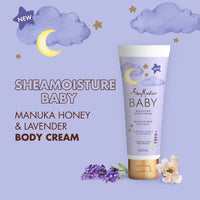 Thumbnail for SheaMoisture Baby Moisturizer Manuka Honey & Lavender for Delicate Hair and Skin Nighttime Hair and Skin Care Regimen 8 oz