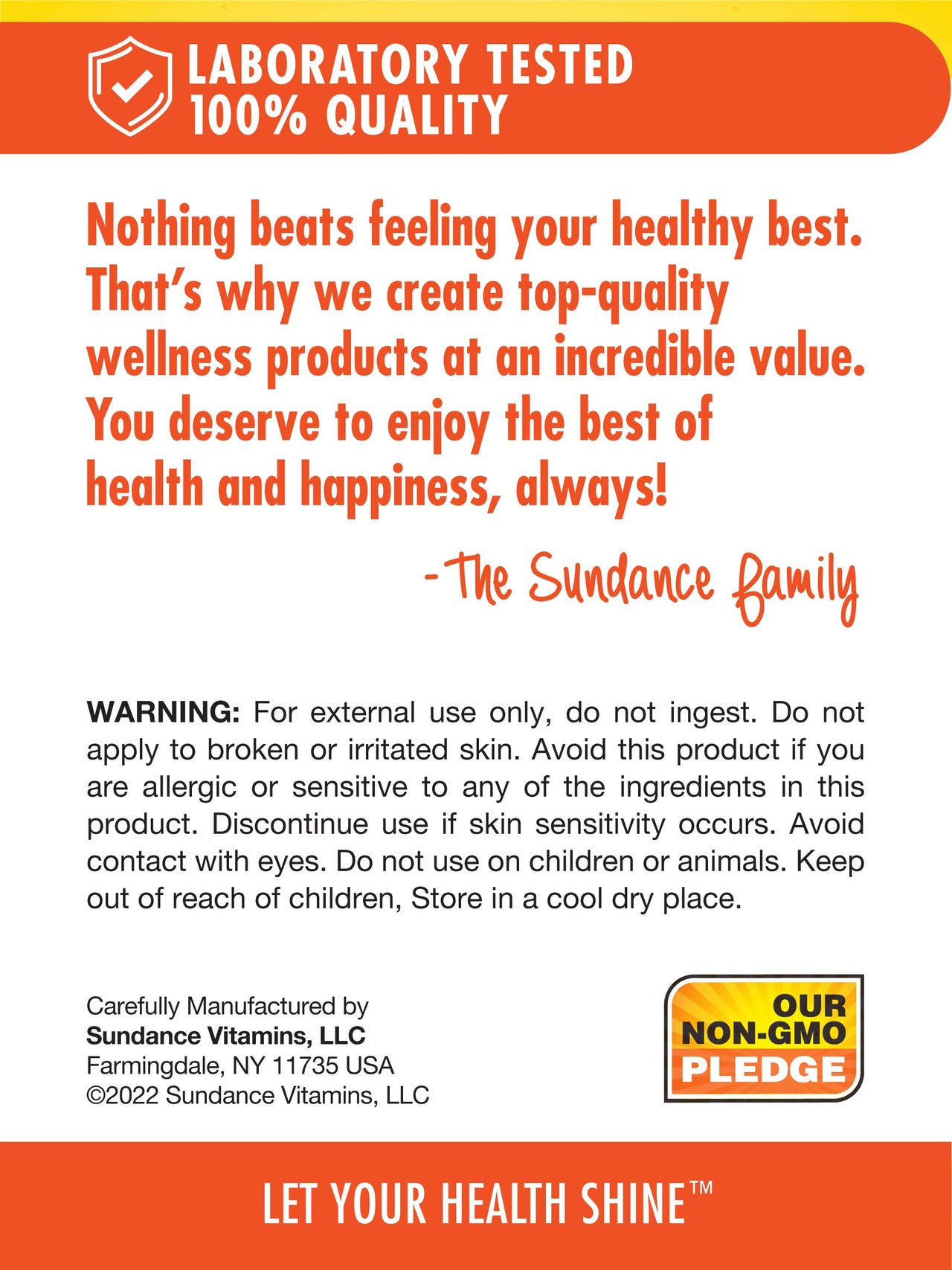 Sundance Vitamin E-Oil for Skin | 4 Fluid Ounces | Lemon Scented | Non-GMO and Gluten Free Supplement