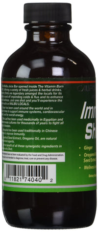 Thumbnail for California Natural Immunity Shots 4oz Bottle Zinc, Organic Ginger Root, Oregano Oil - Potent & Pure Immune System Booster - Immune System Support (Pack of 1)