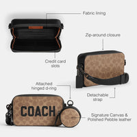 Thumbnail for COACH Charter Slim Crossbody in Signature Graphic