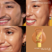 Thumbnail for NYX PROFESSIONAL MAKEUP Buttermelt Glaze Soft Glow Skin Tint + SPF 30, Up To 12HR Wear, 04 Almond Butta