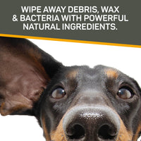 Thumbnail for Absorbine Silver Honey Rapid Ear Care Vet Strength Pet Wipes, 50ct, Manuka Honey & MicroSilver BG