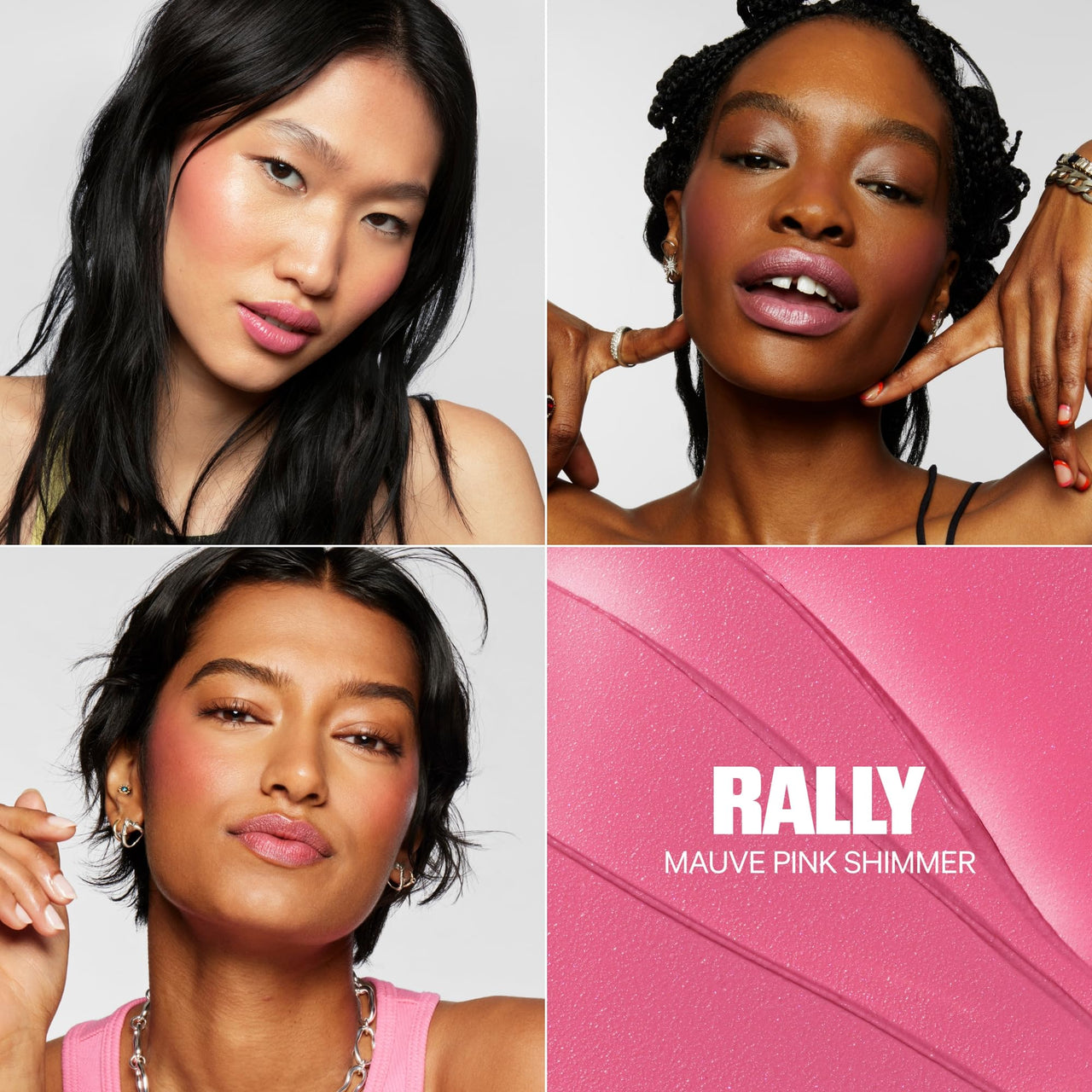 Milk Makeup Lip + Cheek Stick â€“ Multi-Use Cream Blush + Lip Color with Mango Butter, Avocado Oil + Apricot Oil â€“ Hydrating, Buildable, Long-Lasting, Vegan Formula â€“ Rally, 0.21 oz