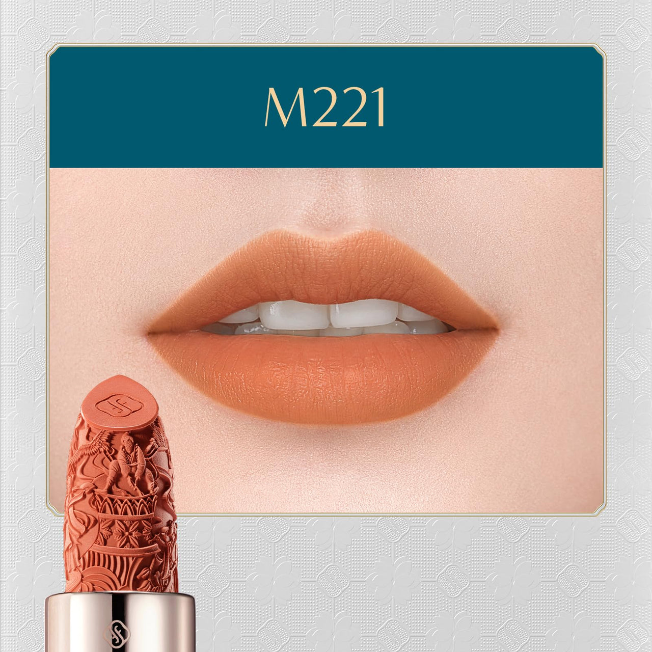 FLORASIS Blooming Rouge Porcelain Lipstick (M221 Tangerine Dream)