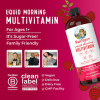 Thumbnail for MARYRUTH'S Liquid Morning Multivitamin for Women, Men & Kids | Vitamin A C D E B6 B12 Biotin Zinc | Beauty | Vegan | Non-GMO | Gluten Free | 32 Servings