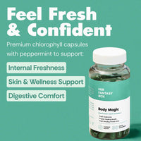 Thumbnail for Her Fantasy Box | Body Magic | Chlorophyll Capsules – Vegan Detox & Digestion Support, Gut & Skin Health, Natural Energy Booster – 30 Capsules (200 mg)