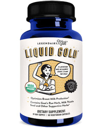 Thumbnail for Legendairy Milk Liquid Gold Lactation Support | Lactation Supplement with Organic Goats Rue, Milk Thistle, Shatavari, Fennel, Alfalfa & Anise | Breastfeeding Supplements, 60 Count