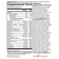 Thumbnail for Garden of Life Organics Women's Gummy Vitamins - Berry - Certified Organic, Non-GMO, Vegan, Kosher Complete Multi - Methyl B12, C & D3 - Gluten, Soy & Dairy Free, 120 Real Fruit Gummies