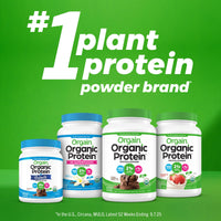 Thumbnail for Orgain Organic Vegan Protein Powder, Natural Unsweetened - 21g of Unflavored Plant Protein, 4g Prebiotic Fiber, Low Net Carbs, No Added Sugar, Non-GMO, For Shakes & Recipes, 1.59 lb