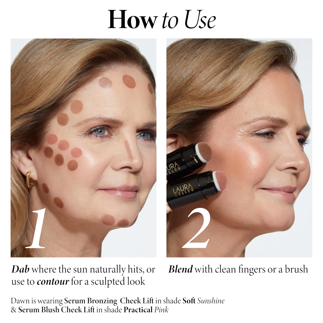 LAURA GELLER NEW YORK Serum Bronzing Cheek Lift, Relaxing Rich