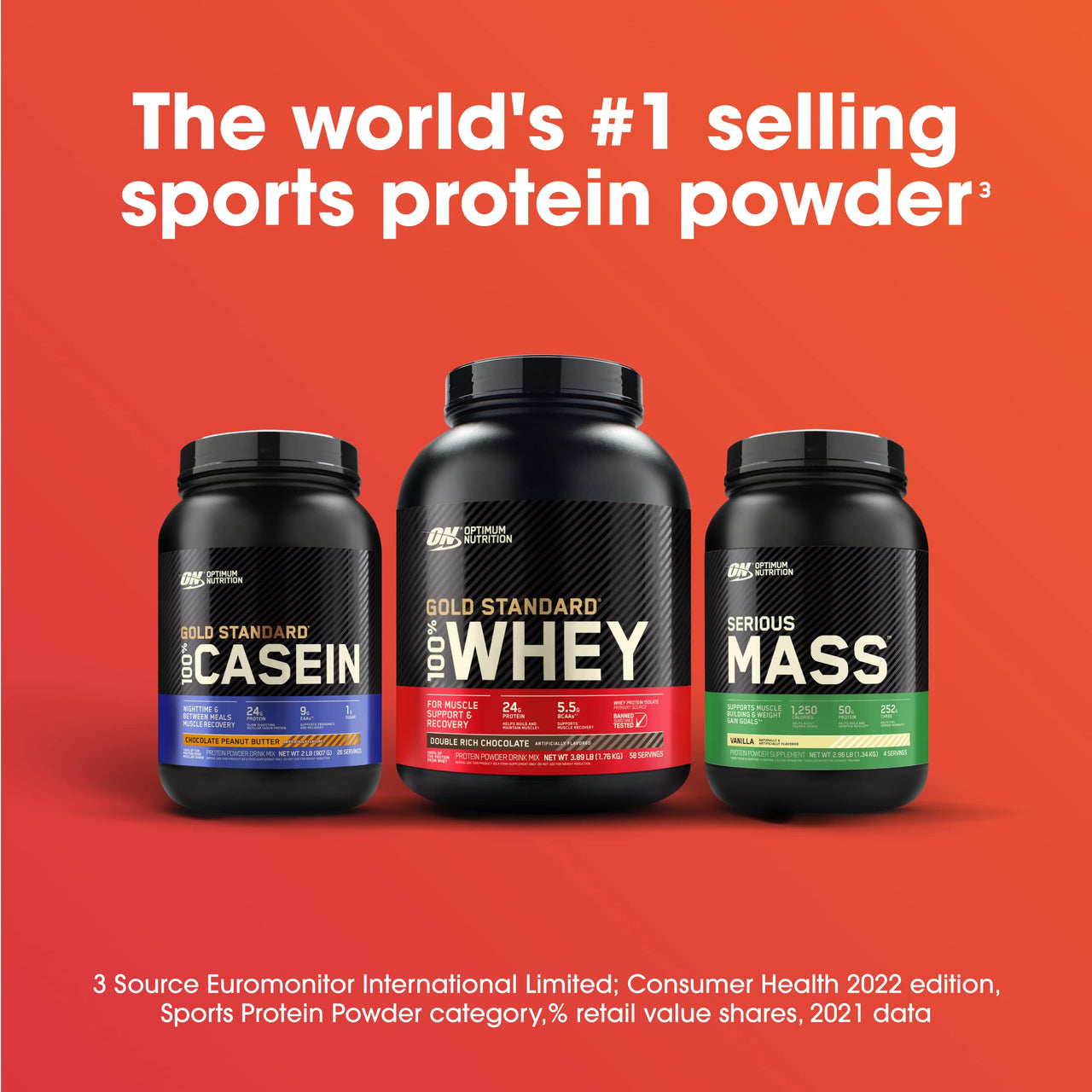 Optimum Nutrition Serious Mass Weight Gainer Protein Powder, Chocolate 12LB